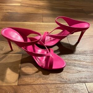 Alexandre Birman Size 38 Pink Strappy Sandals